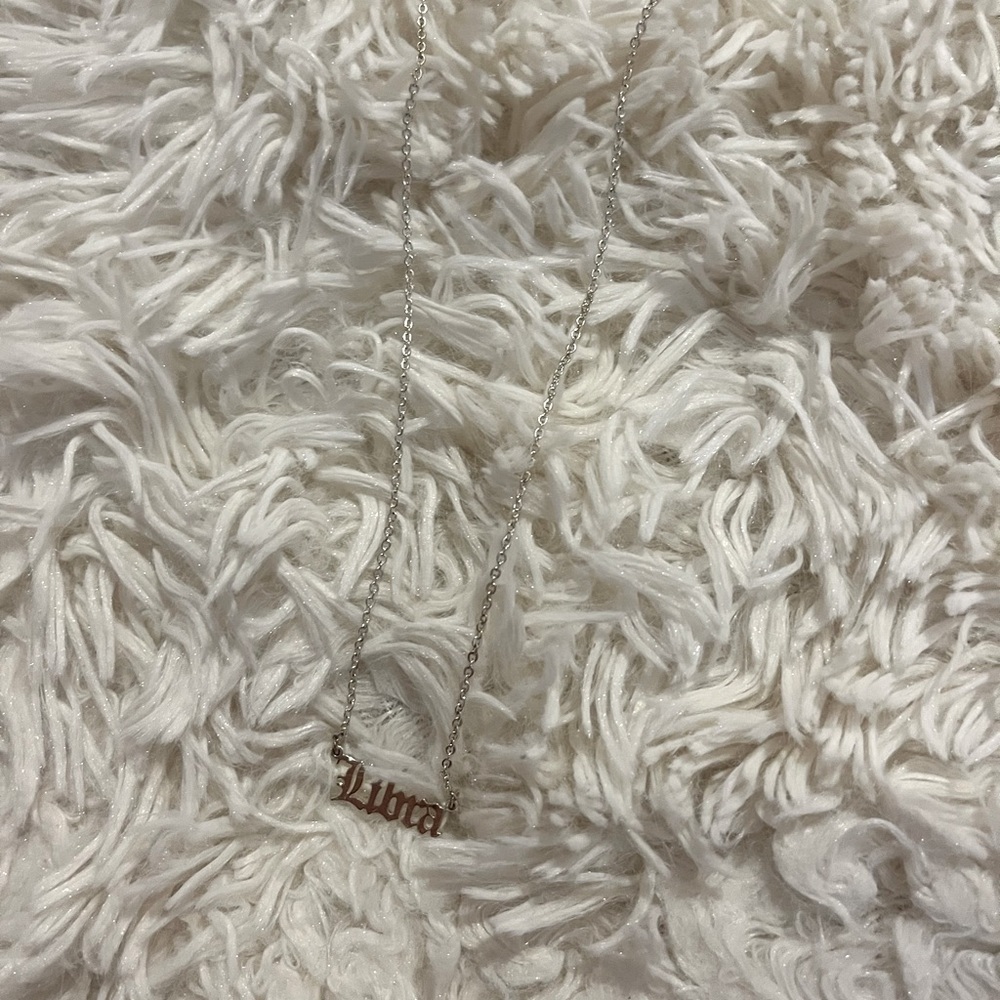 Libra necklace, Sliver